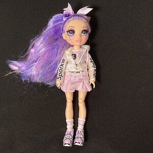 💫 Rainbow High Doll Violet Willow Cheerleader No Pom Poms MGA Entertainment